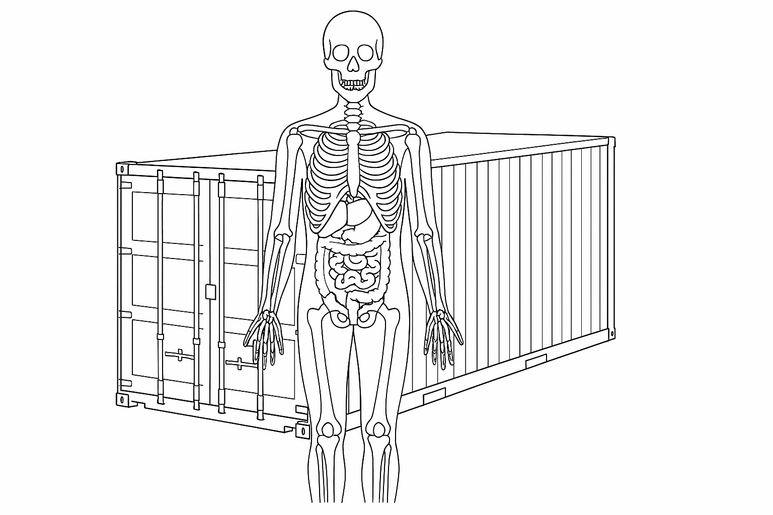 Parts of shipping containers