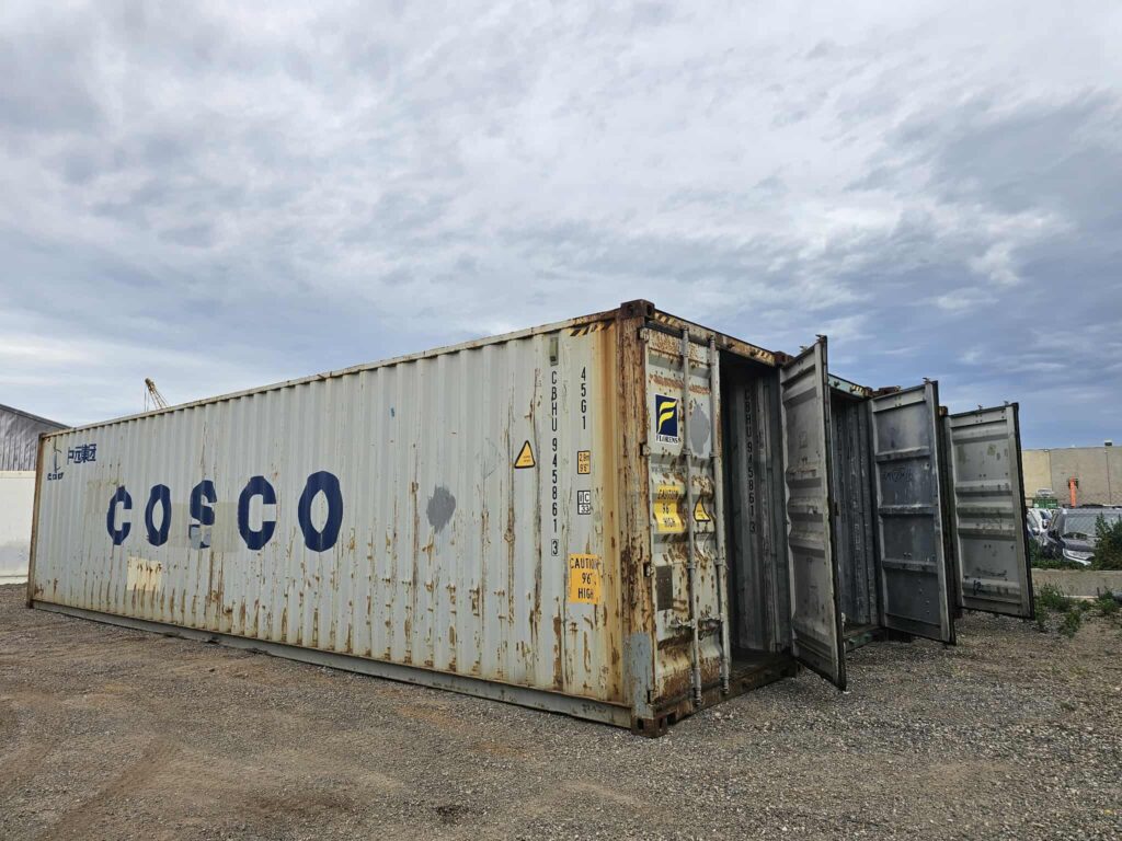 Shipping container in marketplaces
